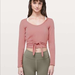 Lululemon It’s a Tie Long Sleeve Copper Coil